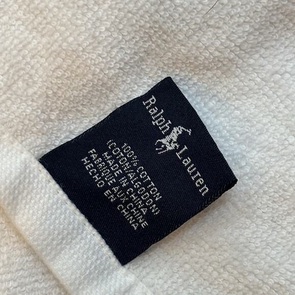 GOLF Polo Bear Ralph Lauren Bath Sheet Beach Towel 64” x 34” Cotton White VTG - Picture 4 of 4